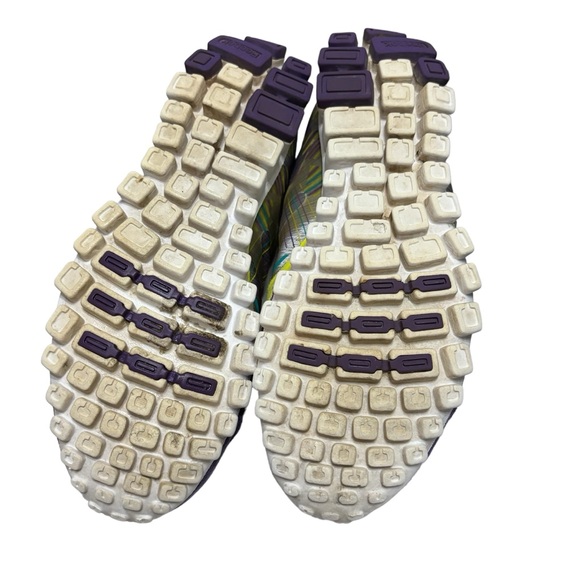 Reebok Realflex Running Shoes Women Size 10 Scream Purple Yellow Graphics - Picture 10 of 12